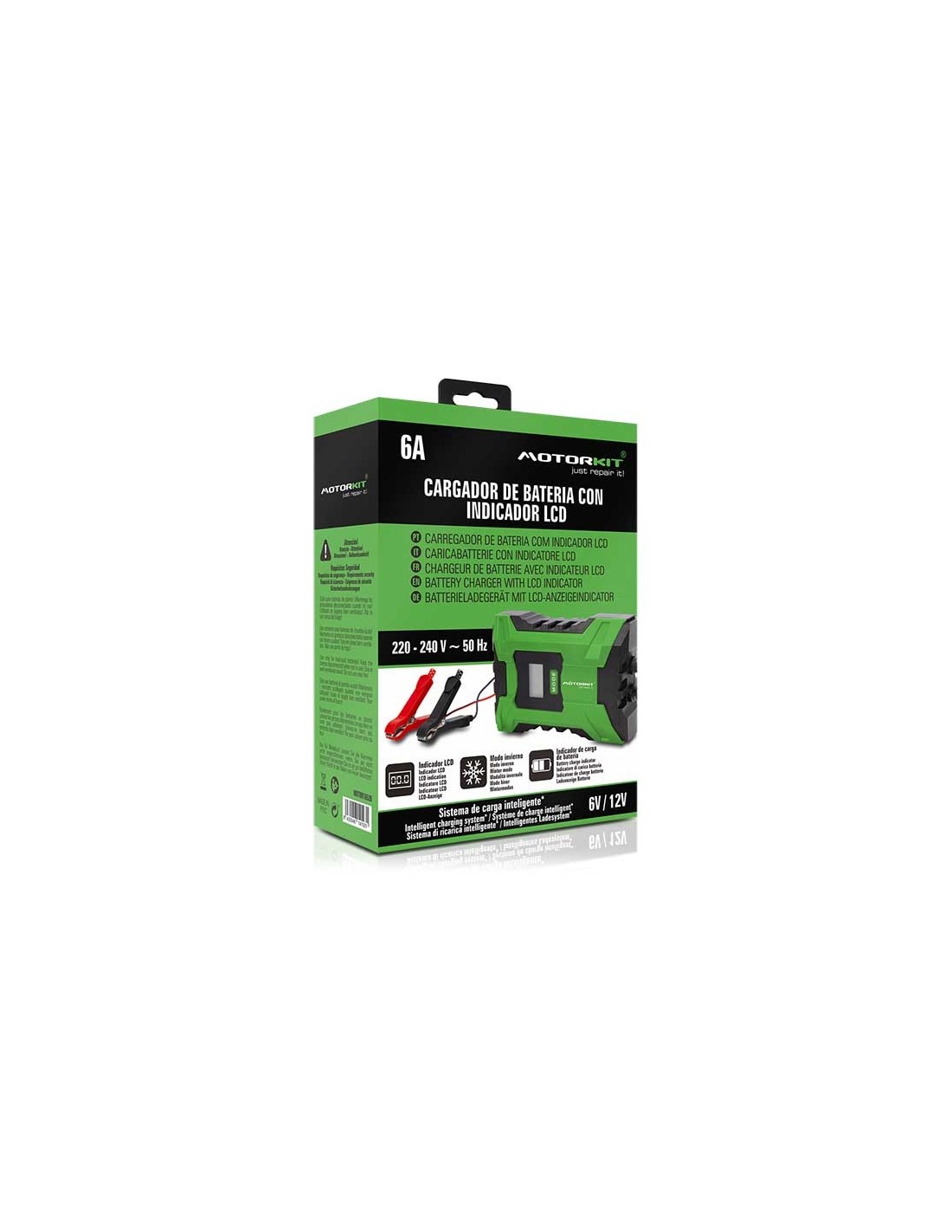 STAHLWERK Cargador de Batería para 6V 12V Baterías de Coche Moto AGM G,  29,99 €