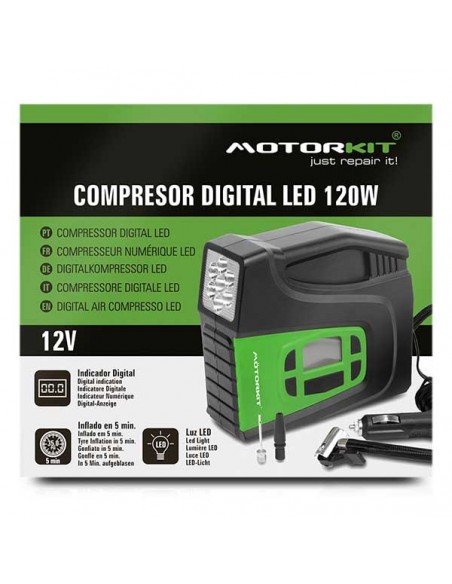 COMPRESOR DIGITAL  MOTROKITT LED 120W