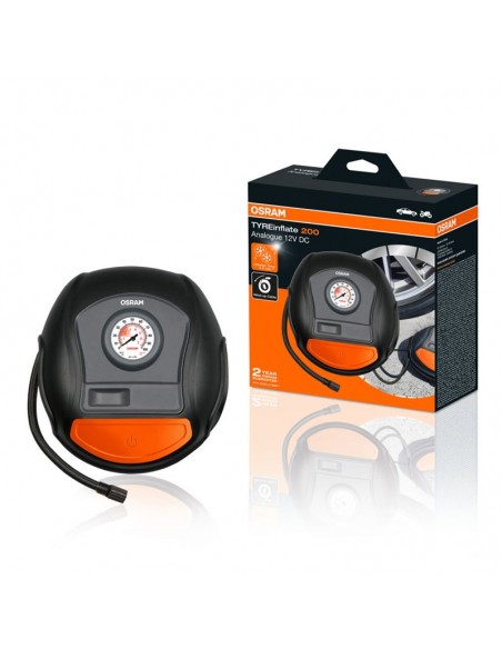 Inflador neumáticos OSRAM con medidor de presión