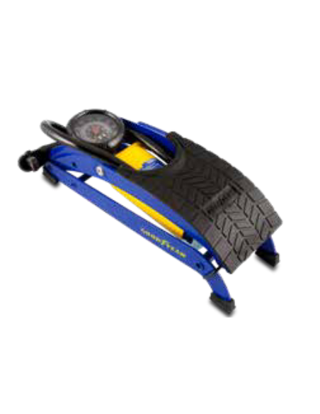 BOMBA PIE 1 CILINDRO CON MANÓMETRO