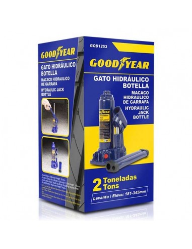 GATO HIDRÁULICO DE BOTELLA GOOD YEAR 2 TONELADAS