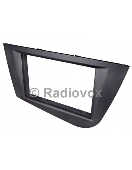 MARCO ADAPTADOR AUTORADIO Formato 2DIN. Color gris oscuro