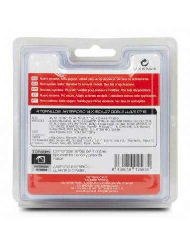 TORNILLOS ANTIRROBO  consultar modelos