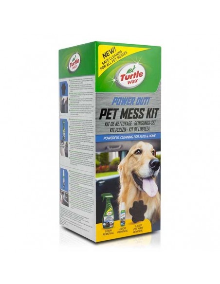 KIT LIMPIADOR DE MASCOTAS TURTLE WAS PARA AUTOMÓVILES