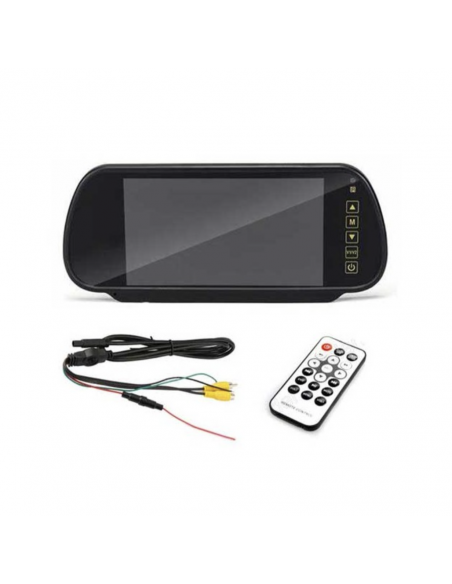 Espejo con monitor entrada cámara parking