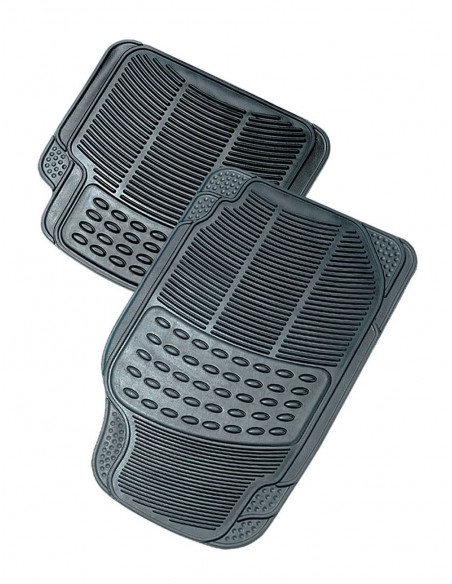 Alfombra PVC - ALASKA - NEGRO-BEIGE-GRIS