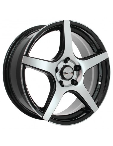 LLANTA BUTZI IRON BLACK FRONT POLISH 14X6"