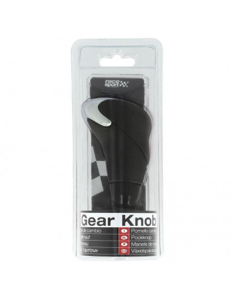 POMO CAMBIO PIEL "GT-3" NEGRO