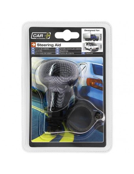 POMO DE VOLANTE "CARBON" UNIVERSAL