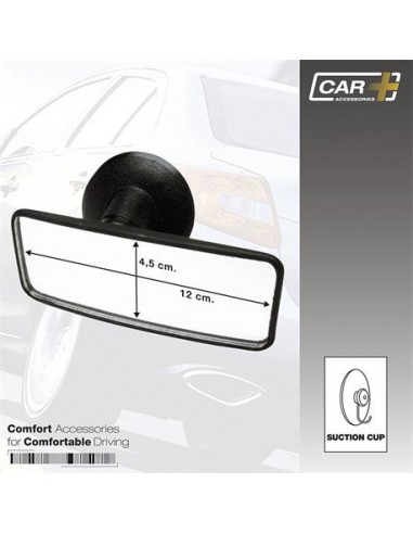 ESPEJO CORTESIA RECT.C/VENTOSA (120x45MM)