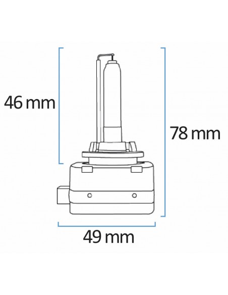 Lámpara XENON HID D1S