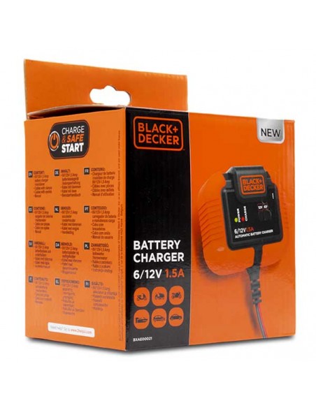 CARGADOR DE BATERÍAS 6-12V 70Ah 1.5 AMP