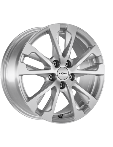 LLANTA RONAL R61 17X 7,5" PLATA CRISTAL