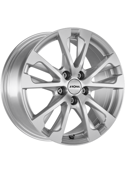 LLANTA RONAL R61 17X 7,5" PLATA CRISTAL