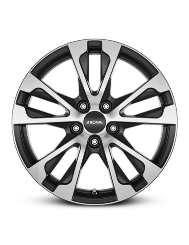 LLANTA RONAL R61 17X 7,5" PLATA CRISTAL