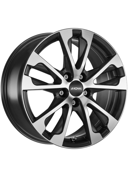 LLANTA RONAL R61 17X 7,5" PLATA CRISTAL