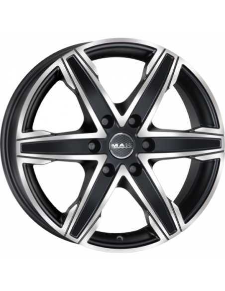 LLANTA SENCO MAK KING 6 SILVER 16X 6,5" especial furgonetas