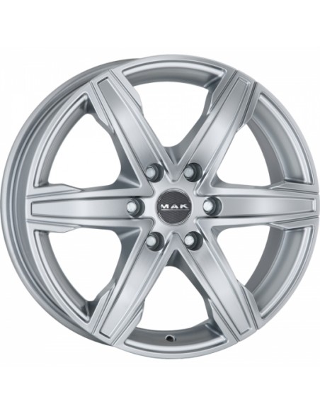 LLANTA SENCO MAK KING 6 SILVER 16X 6,5" especial furgonetas