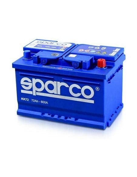 BATERIA SPARCO 72Ah. 600amp