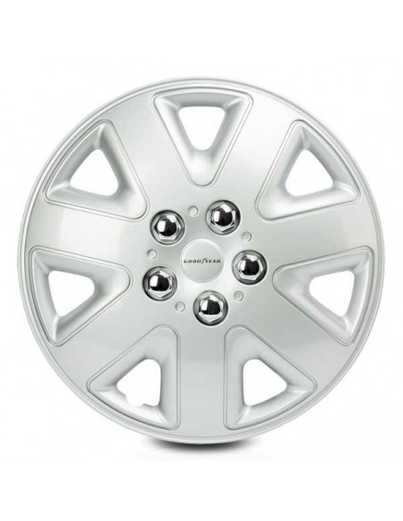 TAPACUBOS GOOD YEAR FLEXO 50 PLATA 15"