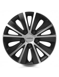 TAPACUBOS GOOD YEAR MÓNACO BICOLOR NEGRO/PLATA 15 2