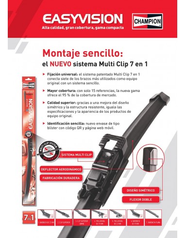 ESCOBILLA CHAMPION EASYVISION 48CM.