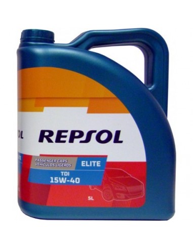 ACEITE REPSOL ELITE 15W40 5L.