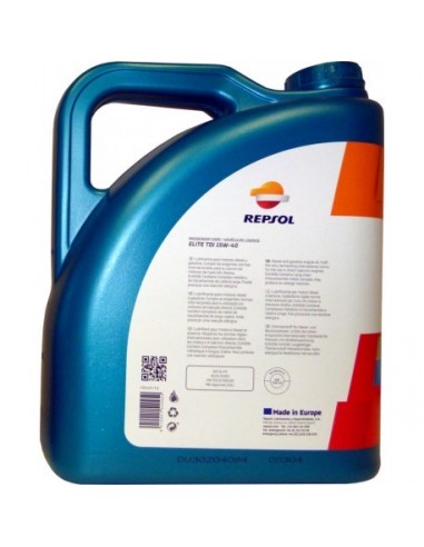 ACEITE REPSOL ELITE 15W40 5L.
