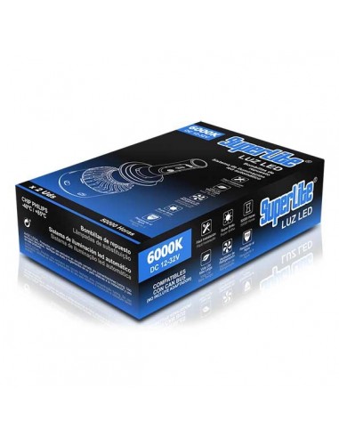 KIT BOMBILLAS LED H4 SUPERLITE 6000K 35W